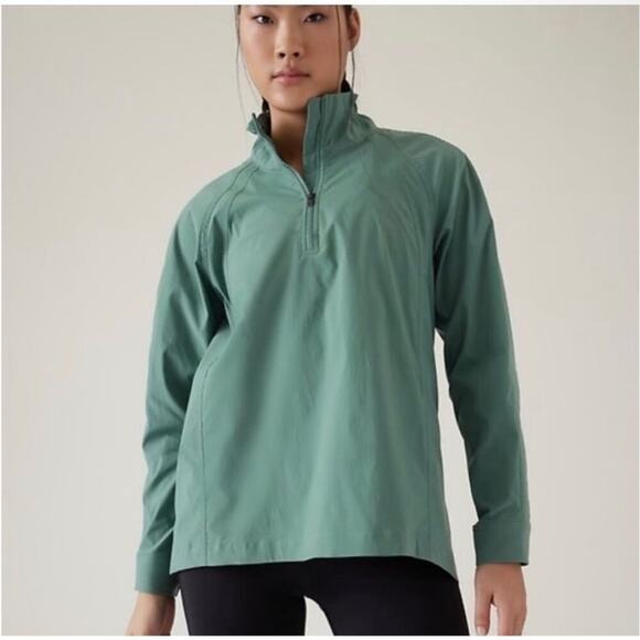 NEW Athleta Advantage Poplin Jacket Size Medium - Picture 1 of 14